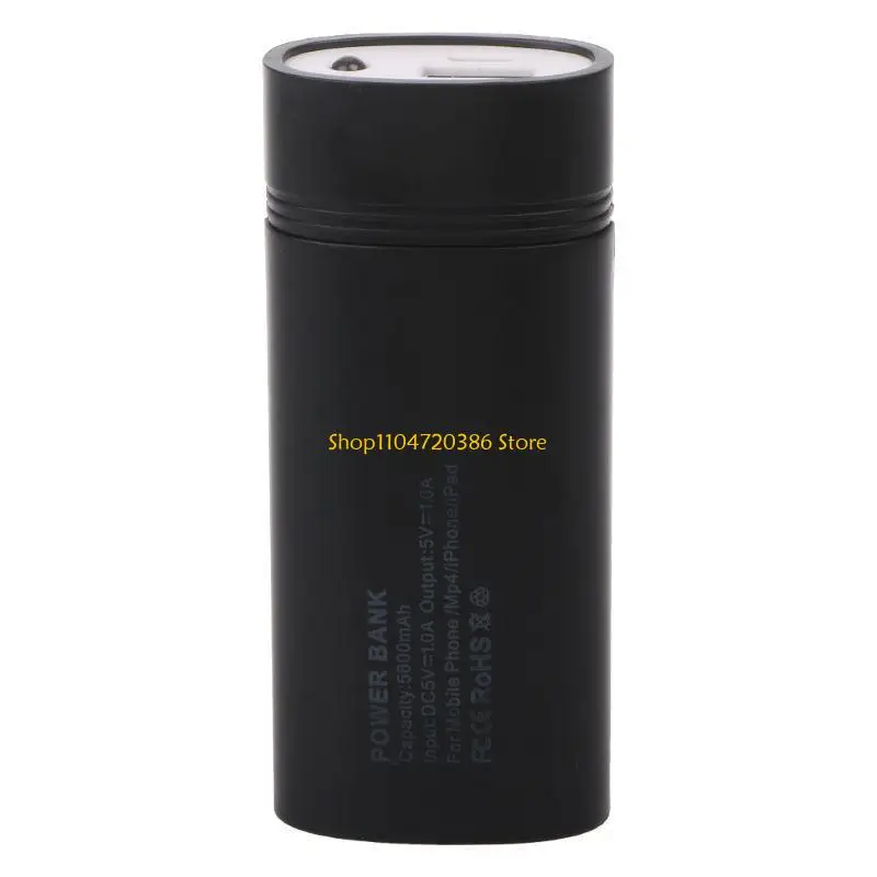 K0EA DIY 2x18650 Battery Portable 5600mAh Box for Shell with USB for phon