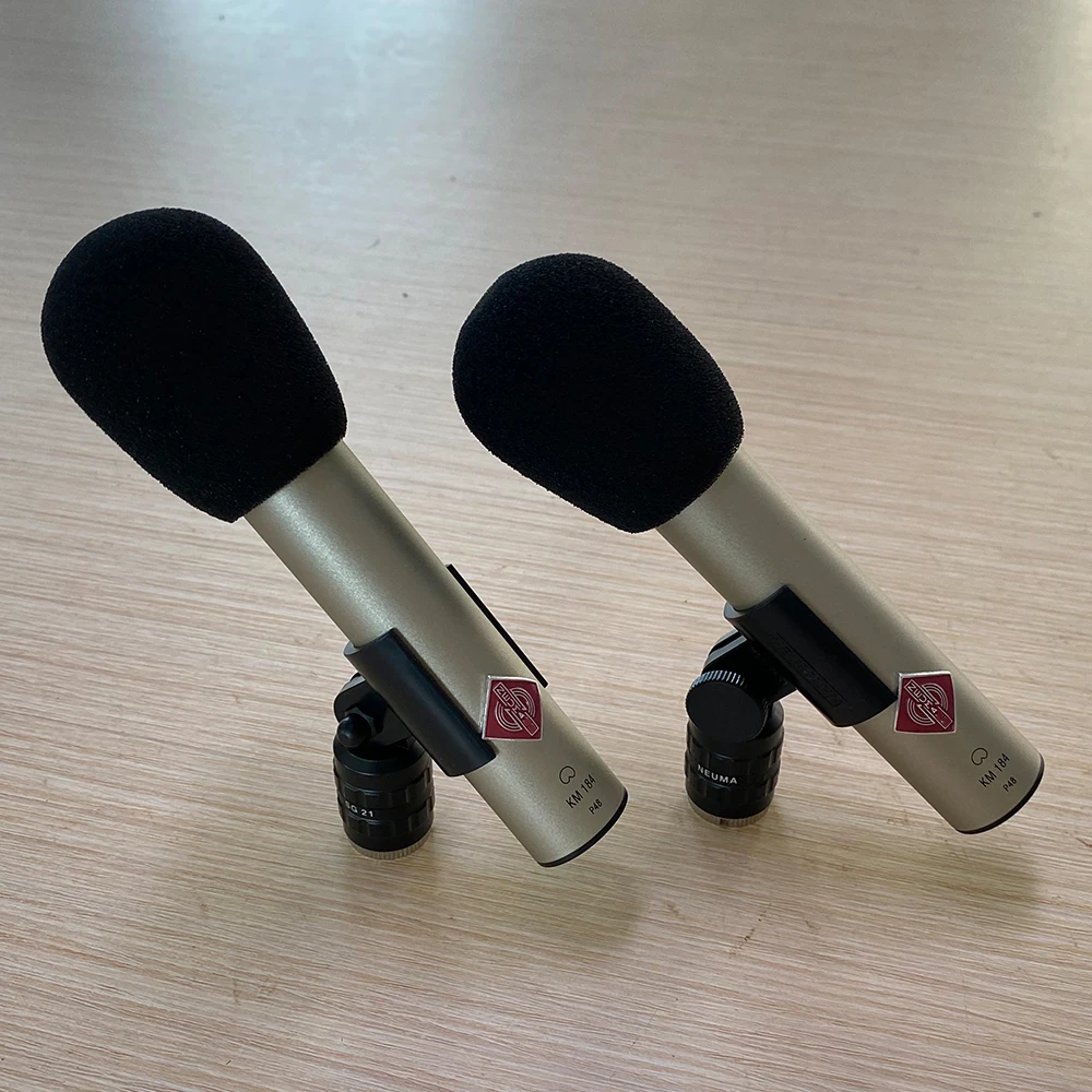 KM184 miniature microphone km 184 Stereo Set Instrument Cardioid Mic  Small diaphragm condenser microphone KM184 KM185 KM183