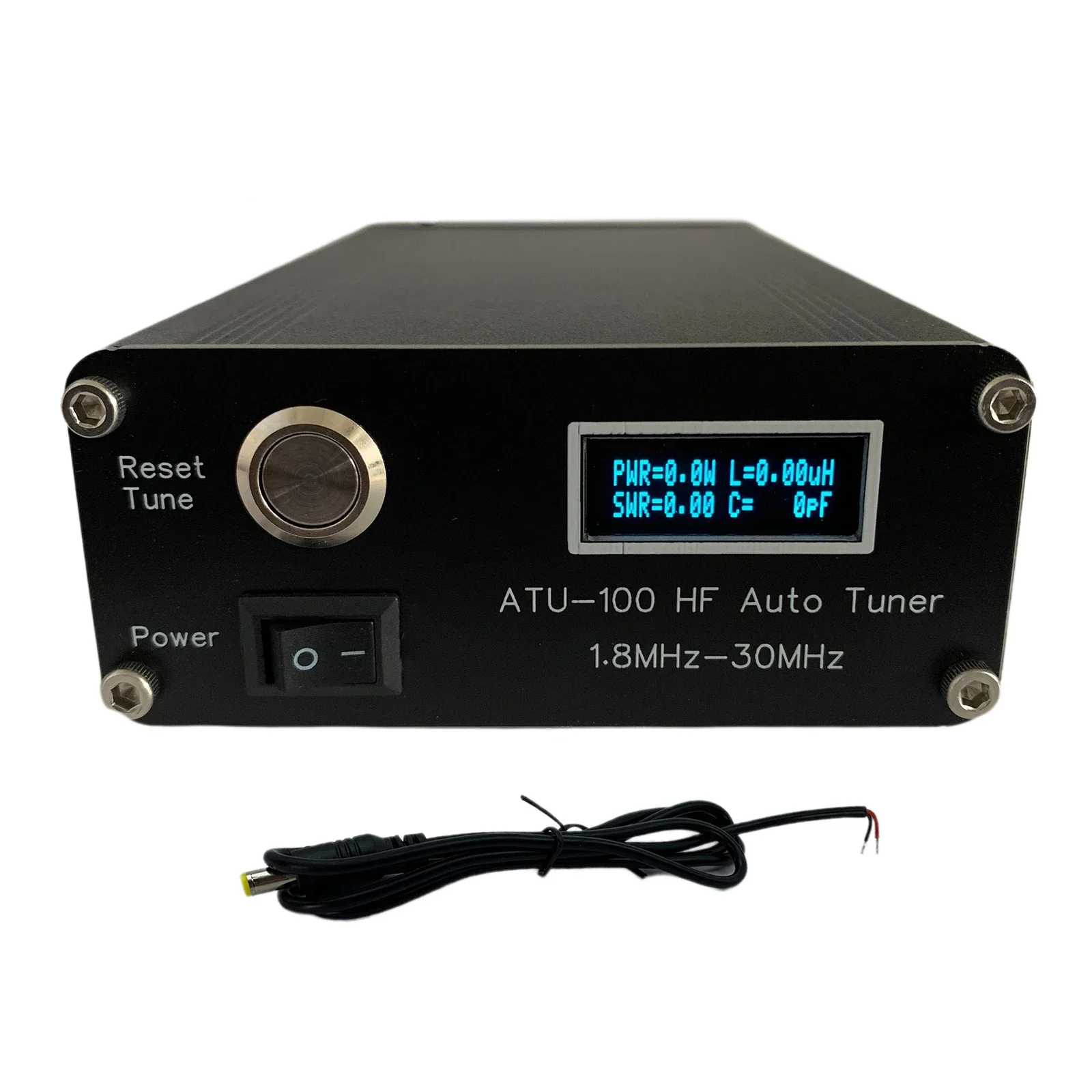 

N7DDC Antenna Tuner 1.8-50MHz Antenna Tuner Amateur Radio Type C Charging Port 1000V Capacitors Easy To Operate