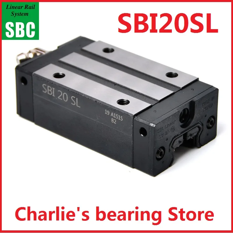 10pcs 100% brand new original genuine Korea SBC linear guide slider SBI20SL-C-K1 bearing carriage