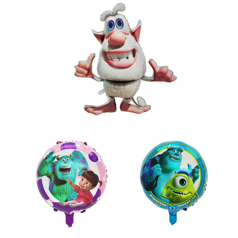 Nuevos suministros de decoración para fiesta de feliz cumpleaños con temática de la Universidad de Monsters, juego de globos de aluminio para Baby Shower, regalos para niños y niñas