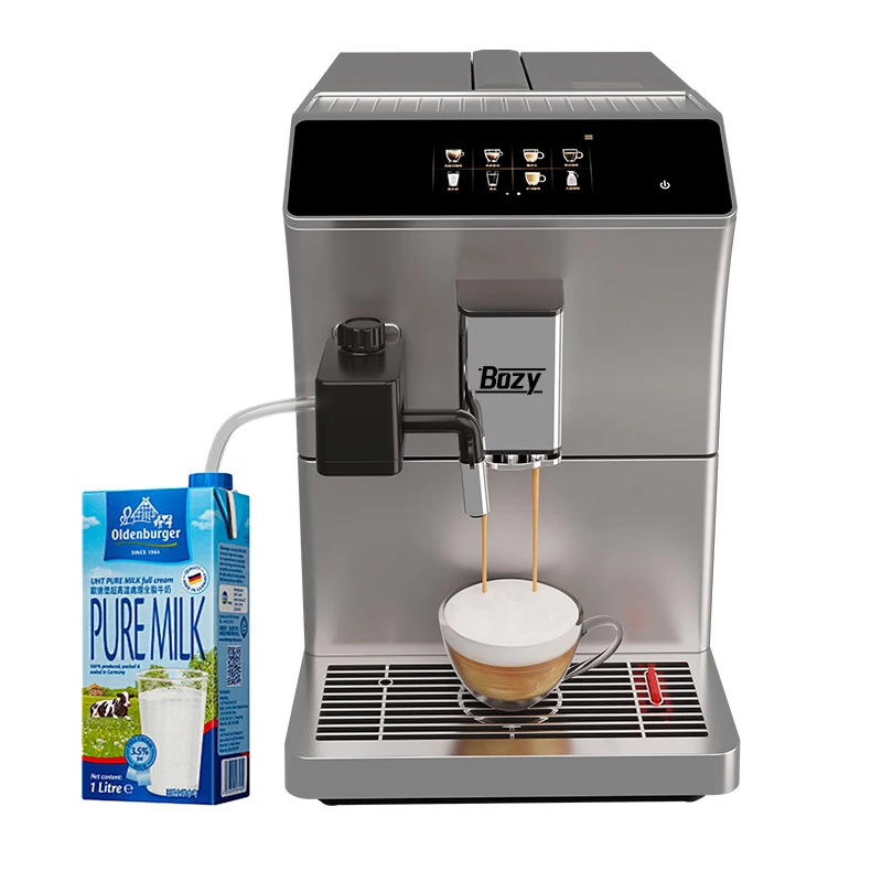 Factory Custom Bean Grinding Coffee Machine Touch Screen Espresso Machine Italy Home Smart Coffee Machine