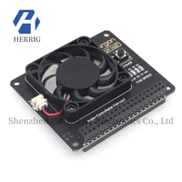 Raspberry Pi 4 Model B Cooling Fan Raspberry Pi 4B/3B Intelligent Temperature-Controlled Speed Adjustment Cooling Fan