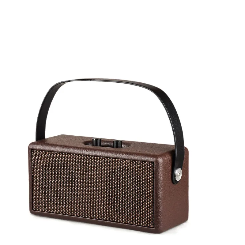 D30 Retro Dubbelhoorn Bluetooth Speaker Huishoudelijke Draagbare Draagbare Draagbare Speaker Nieuw