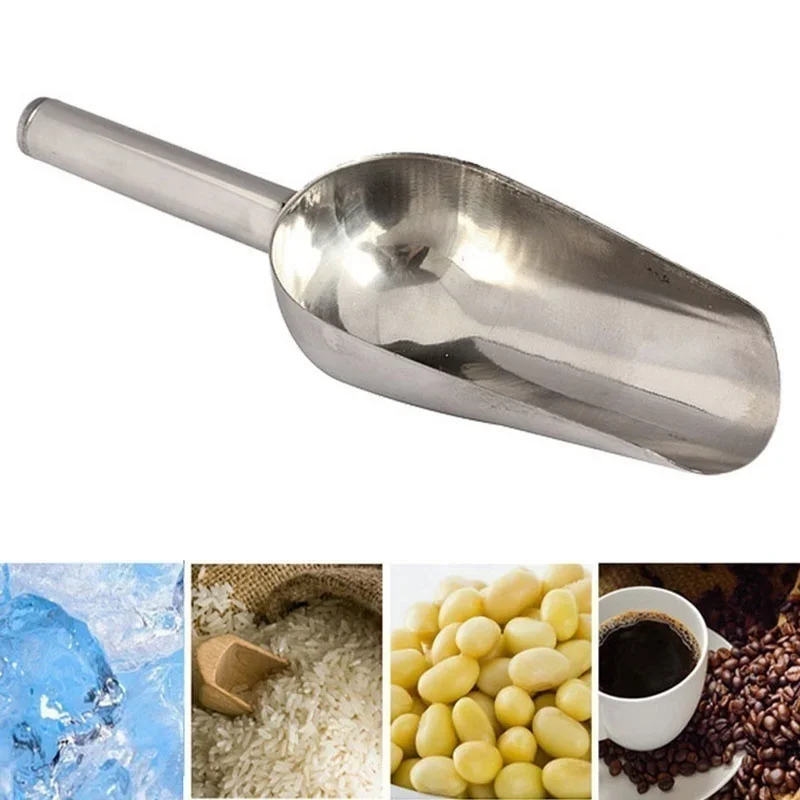 8/9/10/11 Inch Stainless Steel Ice Scraper Food Buffet Animal Candy Bar Scoops Kitchen Accessories