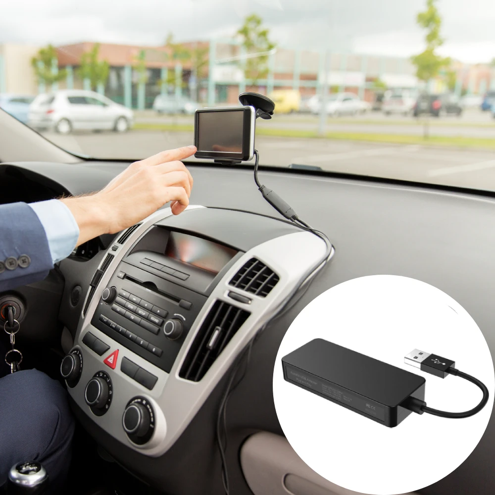 Car Auto Hands Free Car play USB Dongle for Phone for Car Radio System Portable Vehicle Gps Units Equipment Car Adapter Display