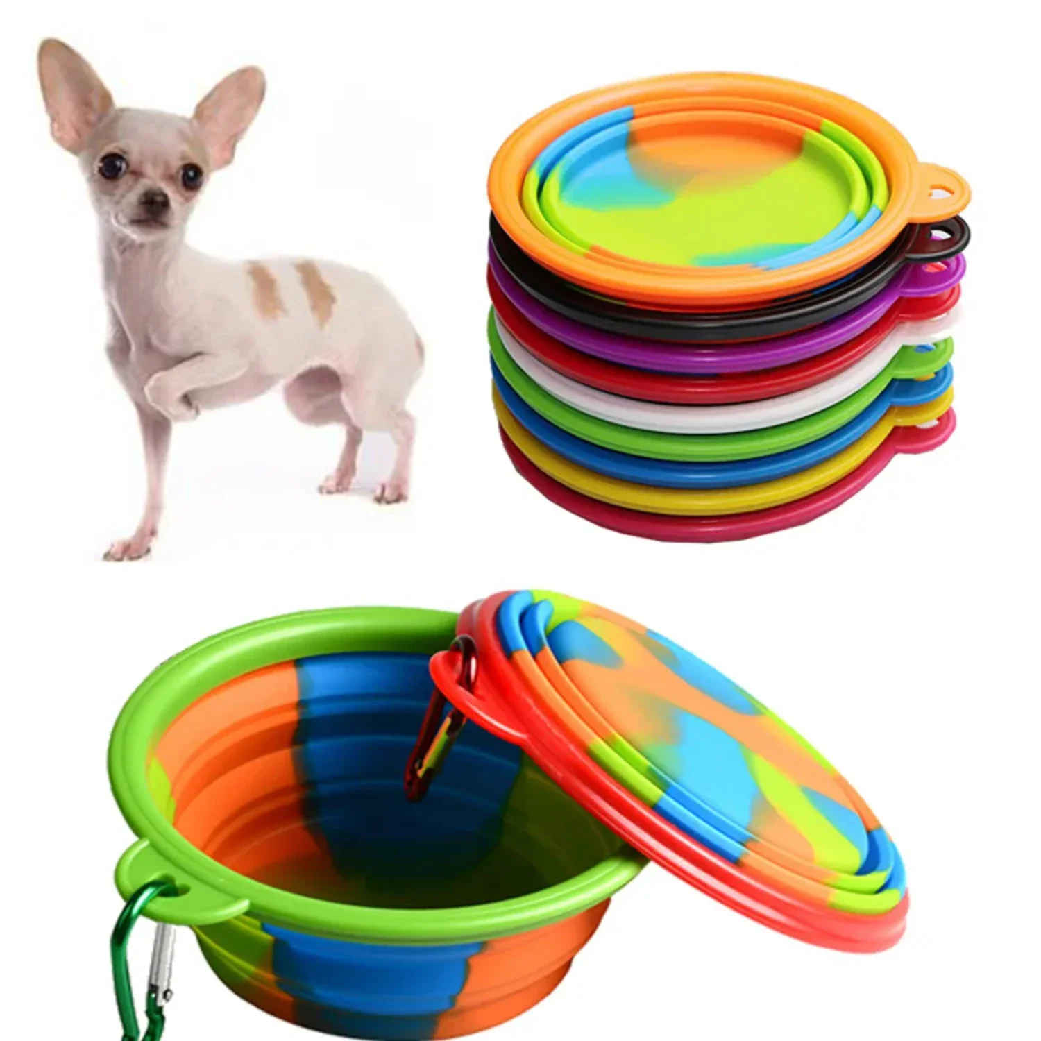 

Convenient and Portable Stylish Camouflage Feeding Bottle and Food Container for Small Dogs - Colorful and Vibrant Supplies for