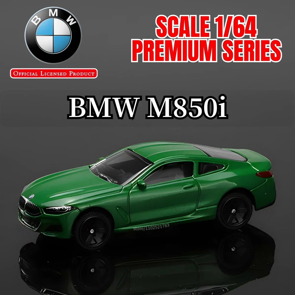 1:64 BMW M850i Replica Car Model Scale Lamborghini BMW Diecast Miniature Art Mini Vehicle Boutique Gift Kid Boy Toy