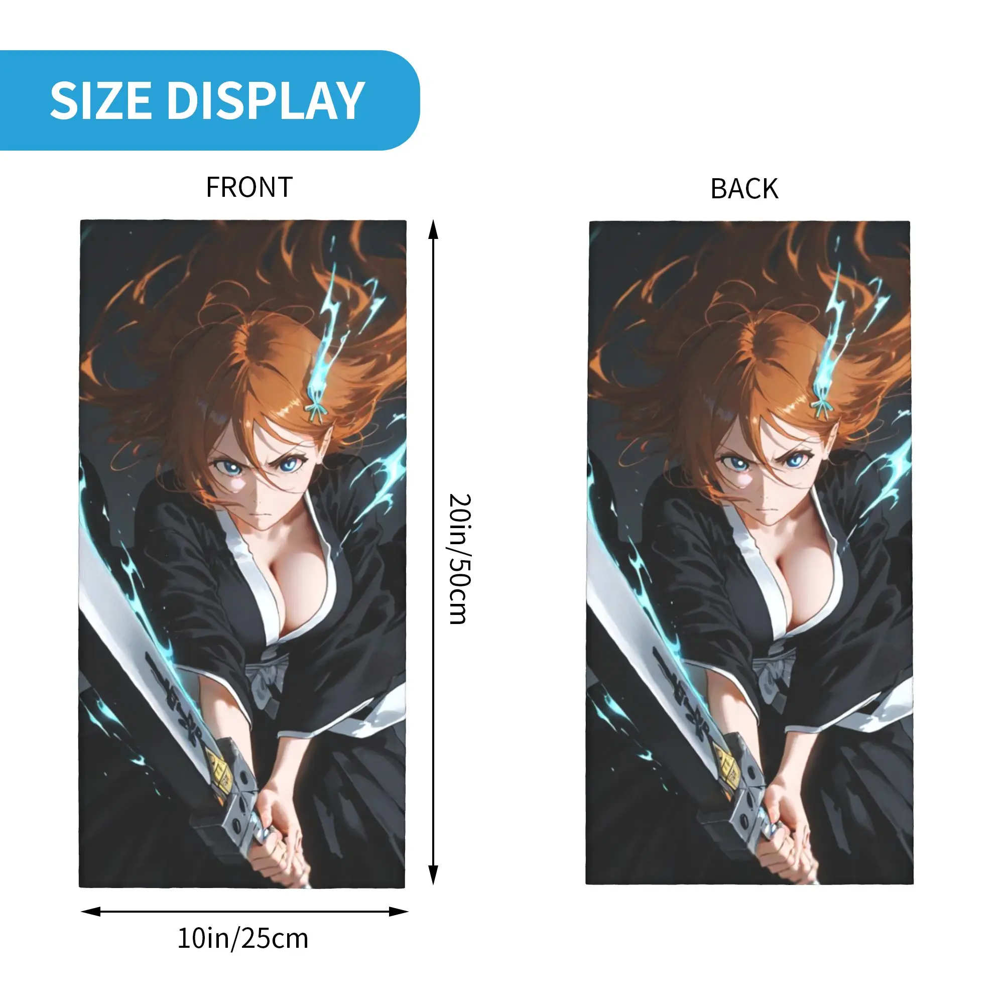 Orihime Inoue (3) Bandana  Cover Club Bleach Face Scarf  Cycling Riding Adult Winter  Neckerchief view 2
