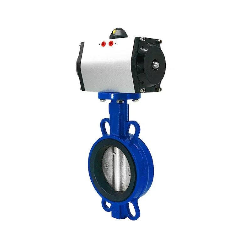 Pneumatic Butterfly Valve D671X-10/16 Wafer Type Spherical Lnk 304 Stainless Steel Quick Shut-Off Valve DN40/50/65/80/100-300 image 2