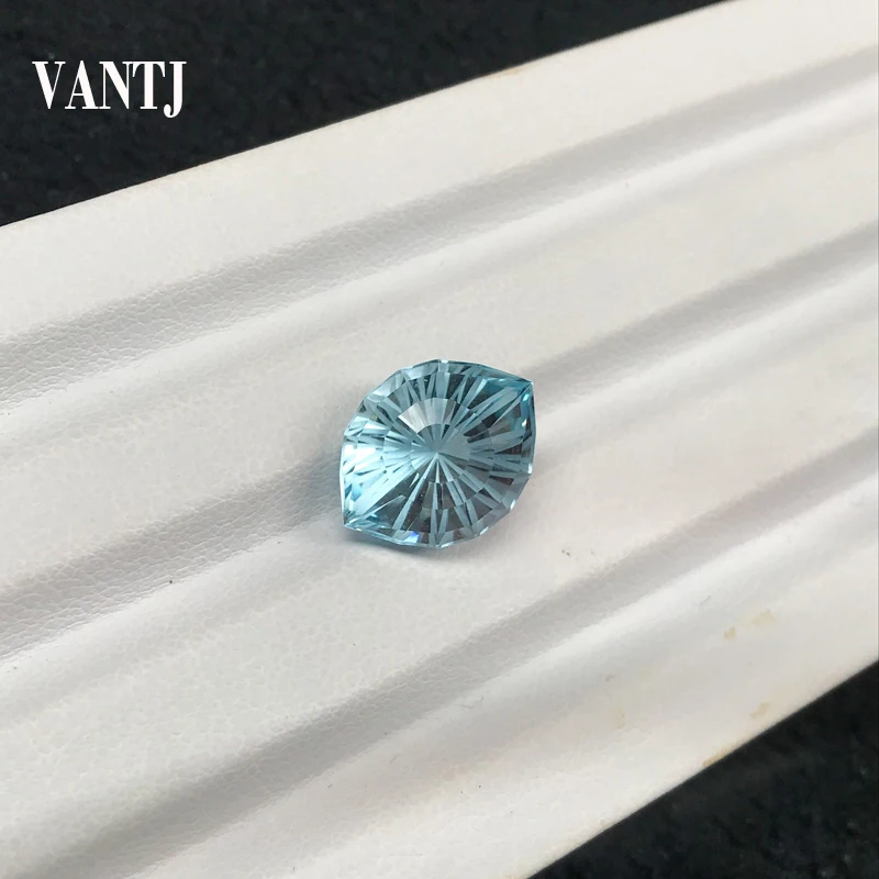 

Real Natural Sky Topaz Loose Gemstone Eyes Cut for Diy Handmade Jewelry Mounting Women Party Gift Wholesale