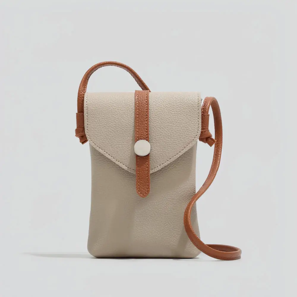 Casual Mini Phone Bag For For URDIFUNI Mobile Purse Retro Fashion Shoulder Crossbody Messenger Soft Leather Pouch view 6