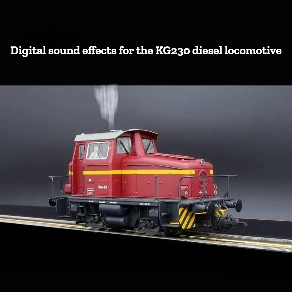 

1/87 Scale Train Model KG230 Diesel Locomotive Smoke Effect DCC Multiple Paint Options Train Model Toy Gift
