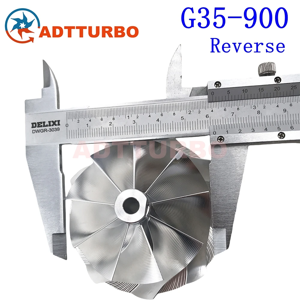 

G35-900 Reverse Rotation Turbo Compressor Wheel Billet MFS 550-900HP 2.0L-5.5L 62/ 76mm for Garrett Performance Turbine Kits