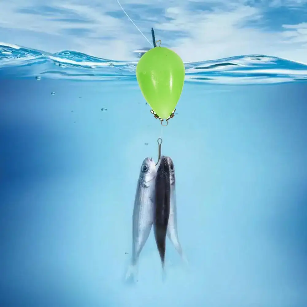 

Fishing Egg Float Portable Smooth Surface Durable Night Fishing PP Solid Luminous Booster Fishing-Bobber Fishing Equipment