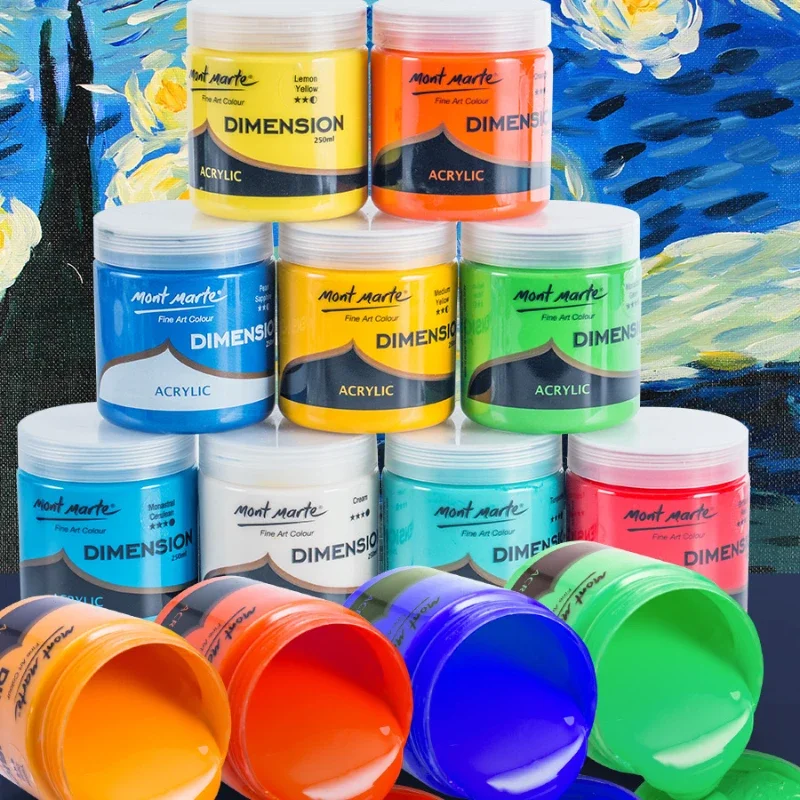 

250ml High-gloss Acrylic Paint Set Bottle Hand-painted Wall Painting Color Painting Pigment Gold Graffiti DIY Large Capacity