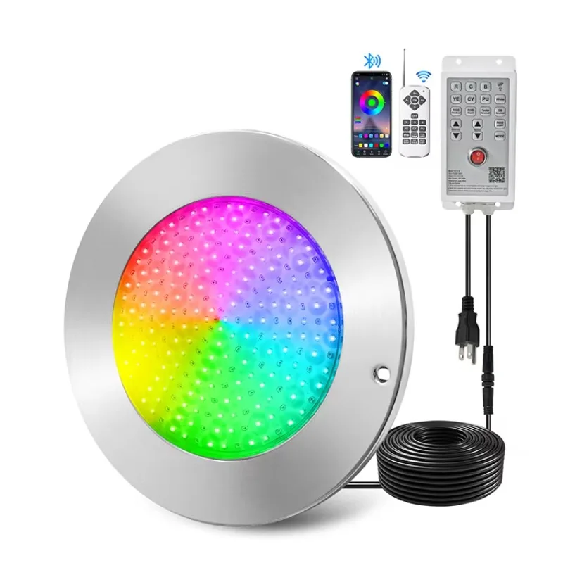 

10 Inch LED Pool Lights 35W Color-Color Changing Underwater Light APP Remote Controller Recessed Swimming Pool Lamp