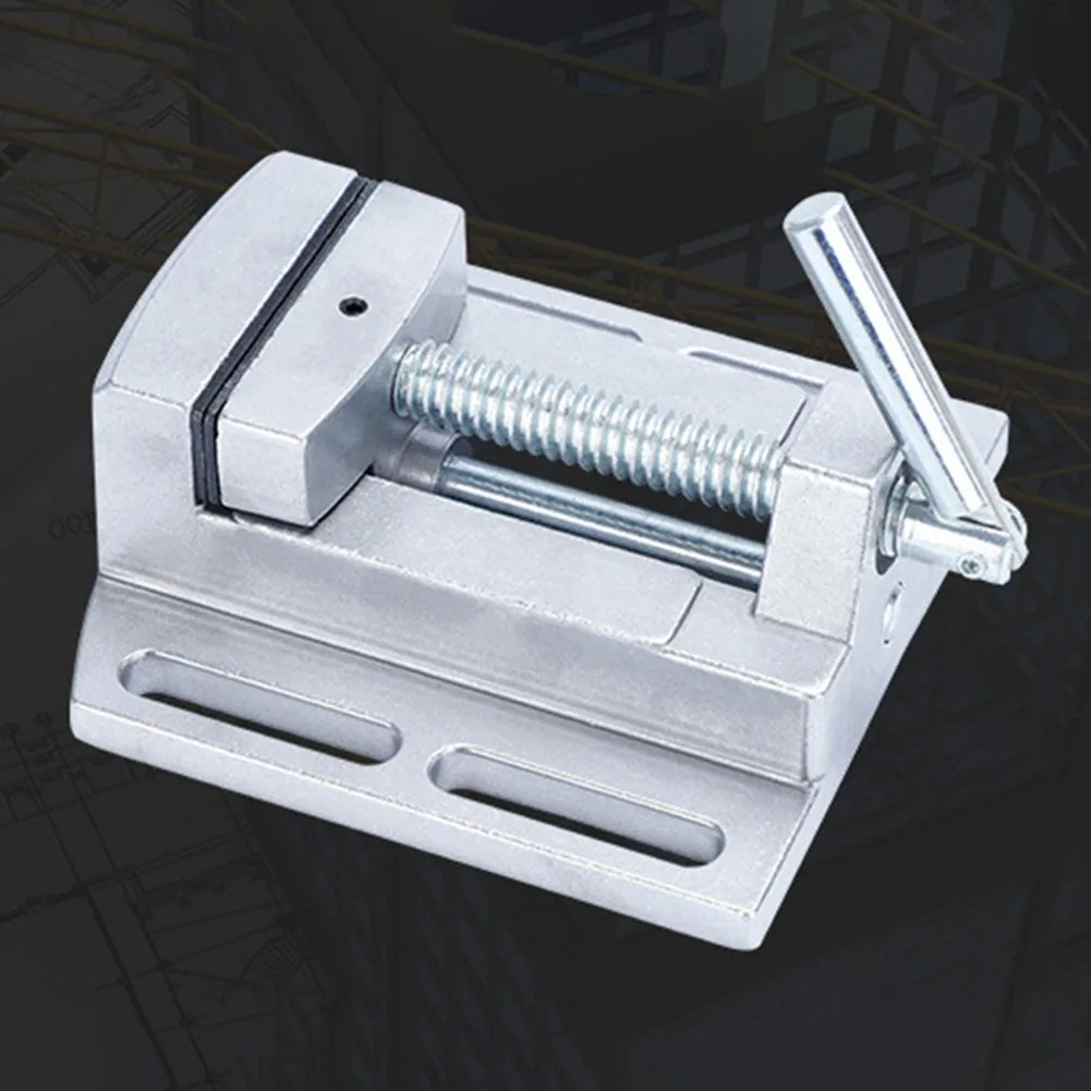 

Aluminum Drill Press Vise for Metalworking Manual Clamp for Mini Drill Chuck Convenient for Polishing and Drilling