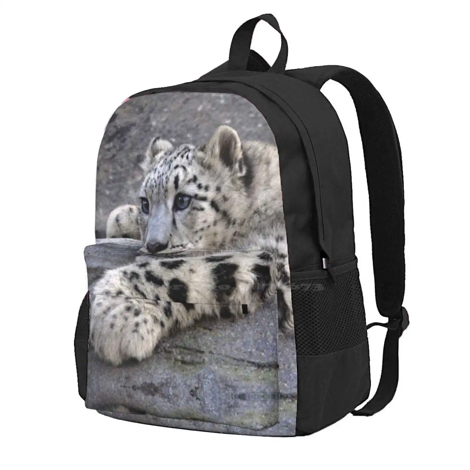 All Played Out Hot Sale Schoolbag Backpack Fashion Bags Snow Leopards Big Cat Krys Bailey