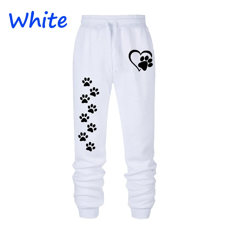 Women Cat Paw Printed Sweatpants High Quality Long Pants Jogger Trousers Outdoor Casual Fitness Jogging Pants