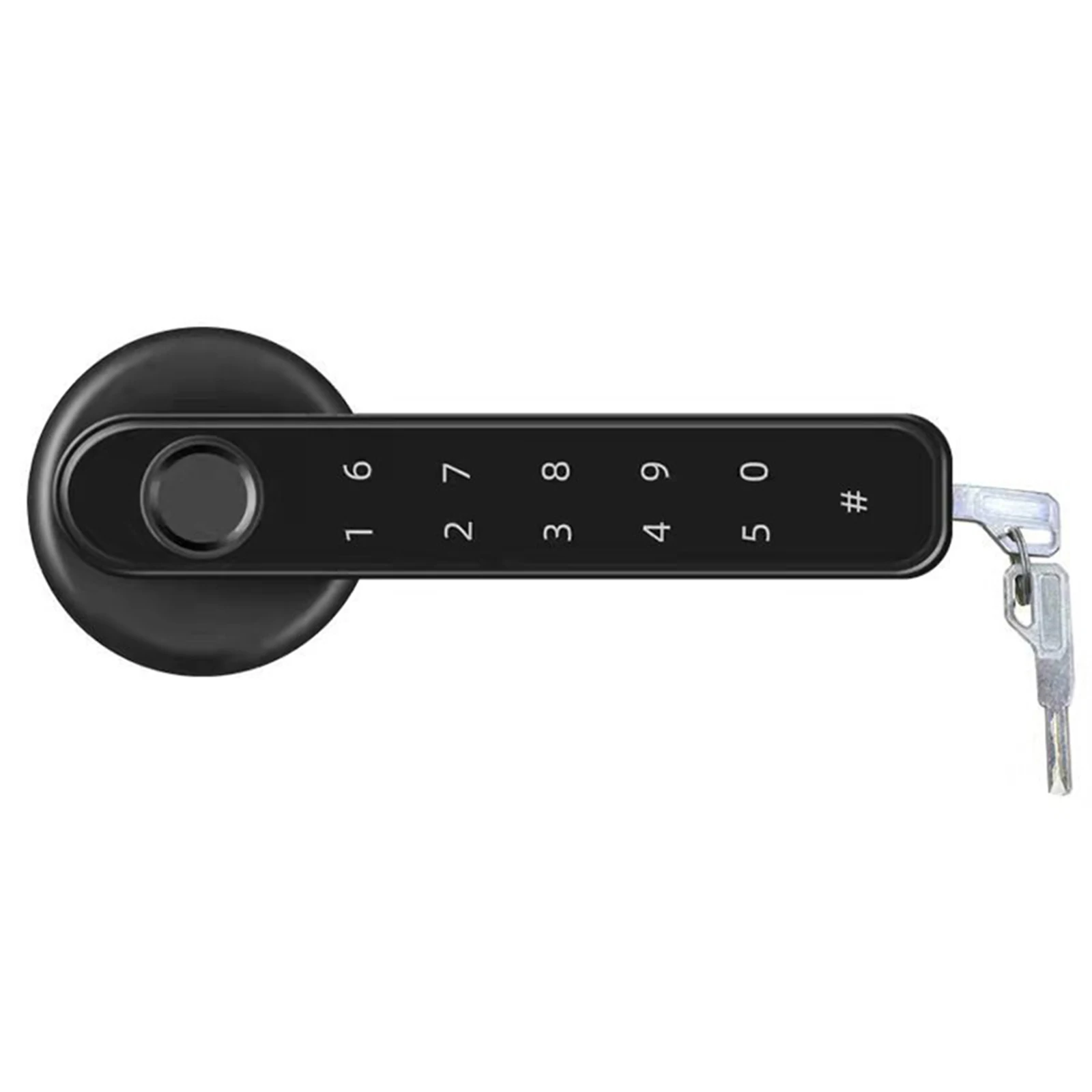 Intelligent Locks Electronic Handle Smart Door Knob Fingerprint Biometric Digital Door Lock Building Hardware Home Improvement