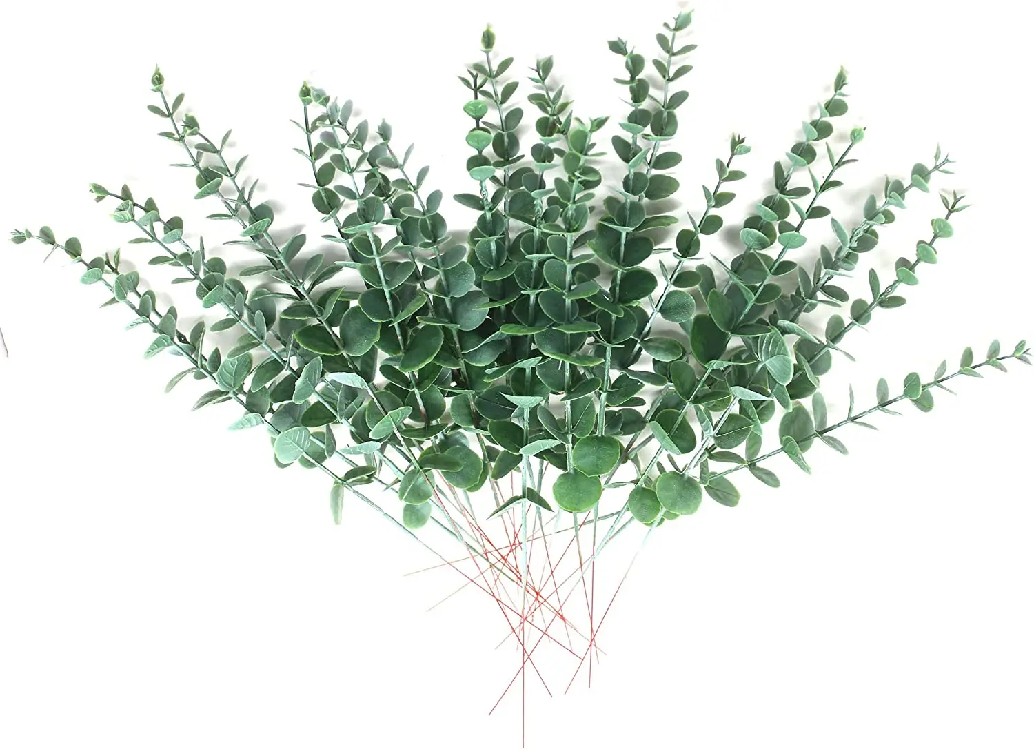 Artificial Eucalyptus Leaves Stems Faux Greenery Branches Plants for Home Party Farmhouse Decoration Wedding Centerpiece Flower