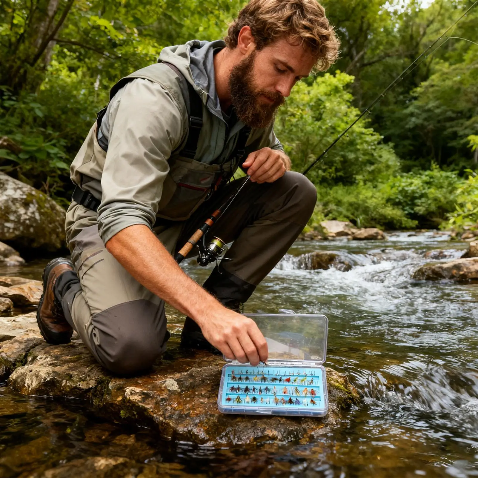 

Коробки для мух, портативный чехол для хранения крючков, прозрачная легкая коробка для рыболовных приманок для хранения реки, озера, пресной воды, соленой воды