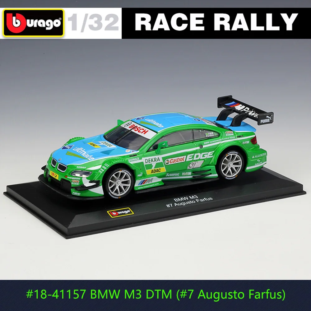 Bburago 1:32 mercedes-benz Amg Audi Dtm Snow Dragon Mini Ds Wrc Rally Racing aleación modelo coche coleccionando juguete regalo de cumpleaños