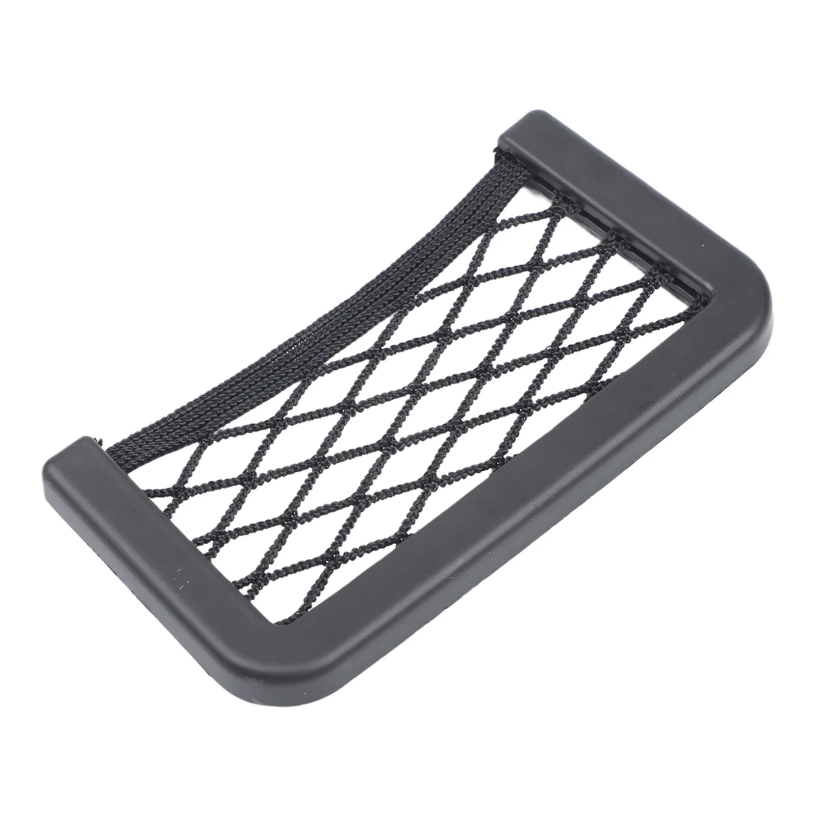 Vehicle Door Side Elastic Net Pouch for Phones Bottles Chargers Keys and Other Compact Items During Daily Commute