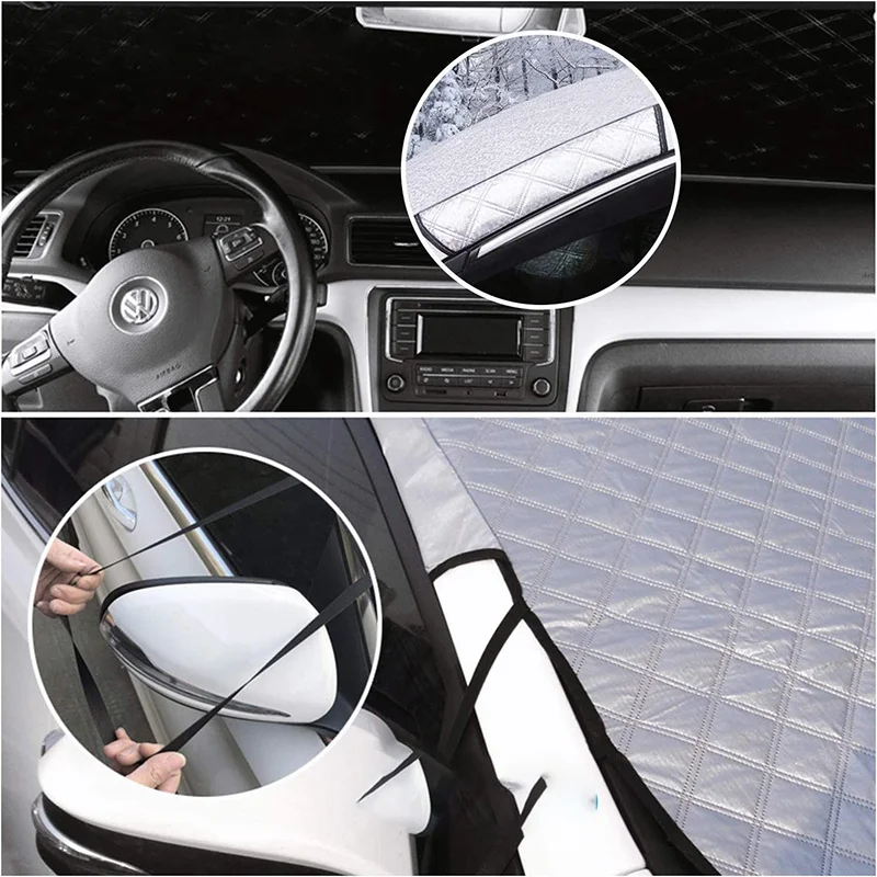 150x70cm Car Snow Ice Protector Visor Waterproof Protector Cover Car Front Windscreen Cover Windshield Auto Exterior Accessories