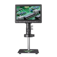 Electron Microscopes 12MP 1600X Digital Zoom 28 Bright LED 10.1Inch Touch Screen Student Microscopes for Science Teaching
