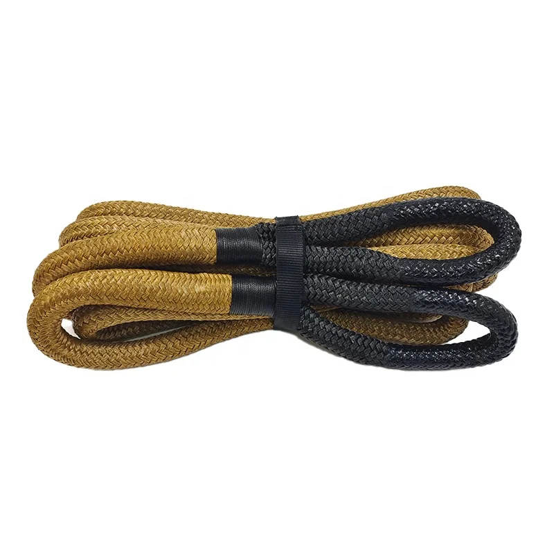 4x4 Off-road Kinetic Recovery Rope Double Braided Nylon Towing Rope Kit For Car Tools