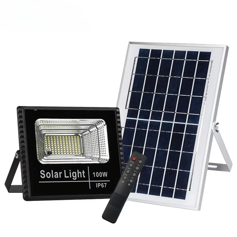 

2025 Hot Sell IP65 Outdoor Using Waterproof Solar Flood Light Solar Led Floodlights for Garden