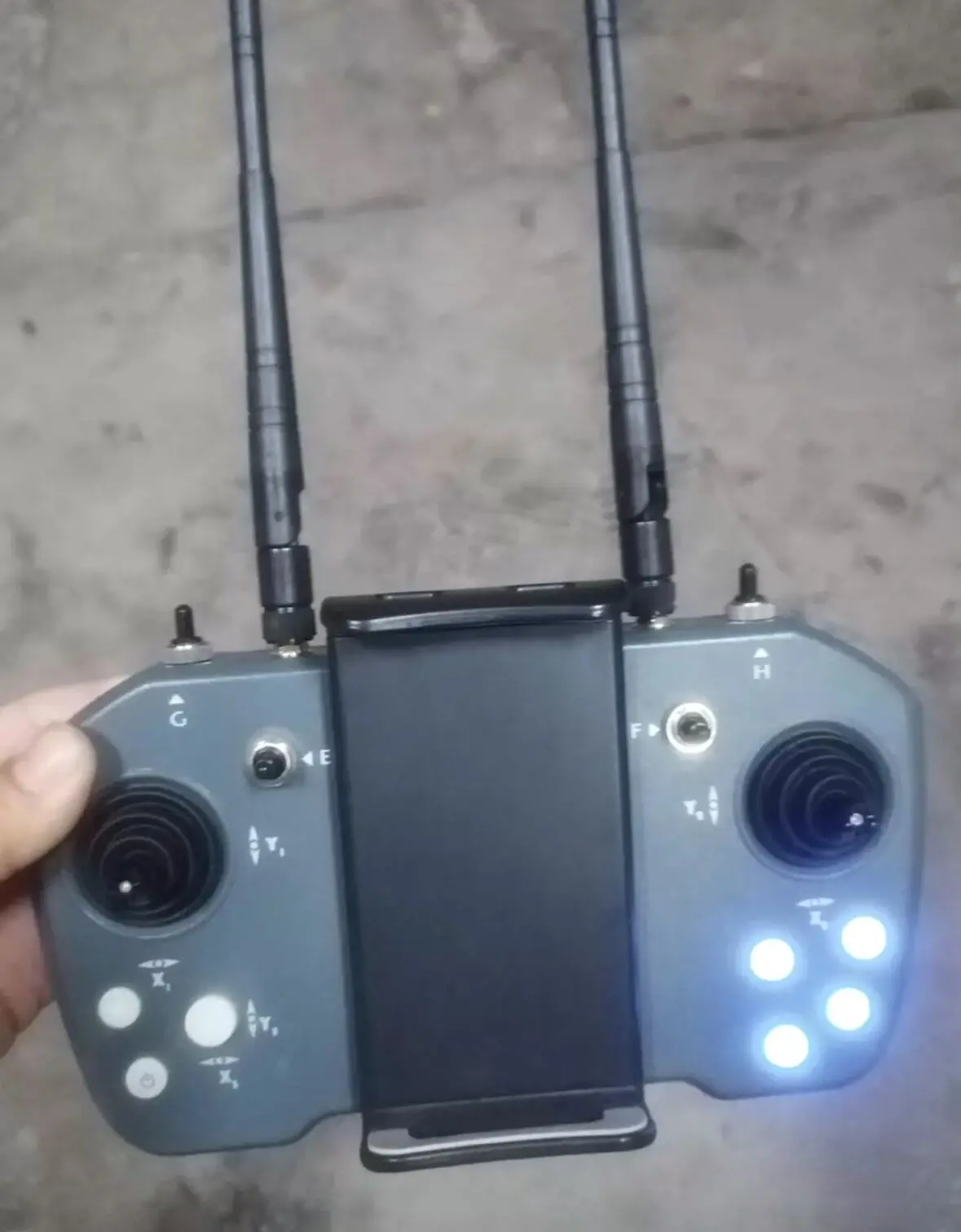 Genuino Skydroid T12 Control remoto cámara de tres cuerpos 20km transmisión de mapa digital cámara de control remoto