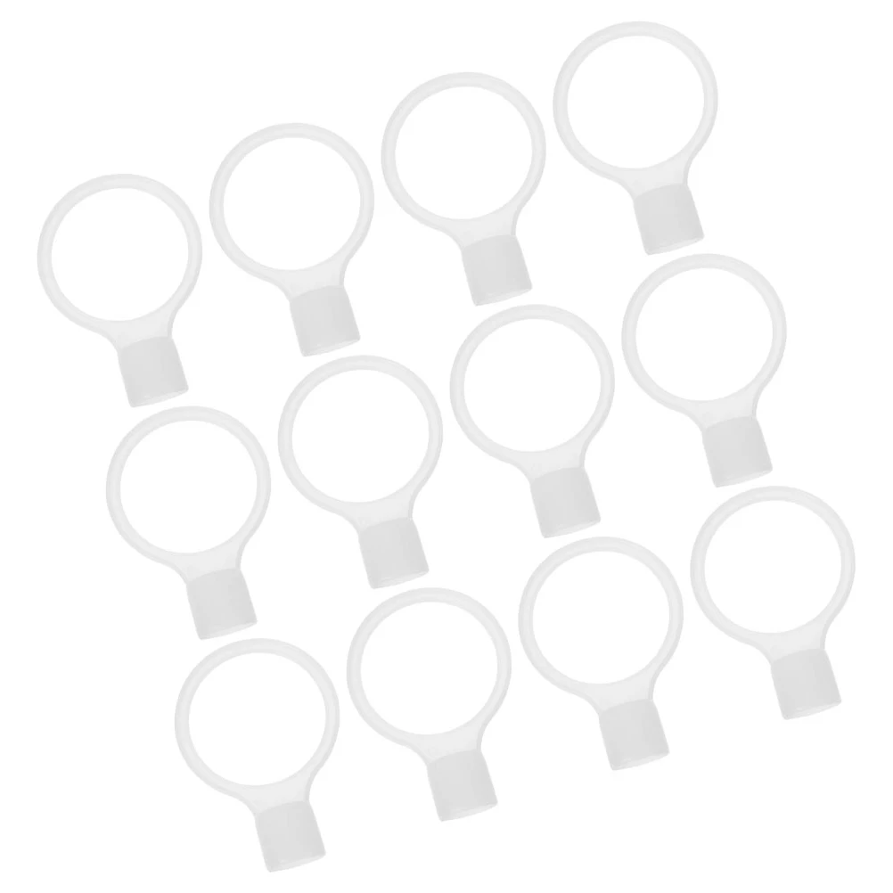 12 stuks veiligheidskegelconnector verstelbare plastic kettingconnector voor verkeerskegels barrière waarschuwingsstokken bouw verkeersveiligheid