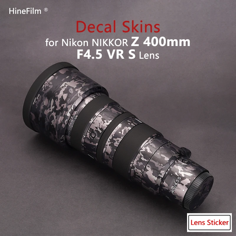 

Nikkor Z 400 F4.5 Lens Decal Skins for Nikon Z 400mm f/4.5 VR S Lens Stickers Protector Cover Film 3M Vinyl Film