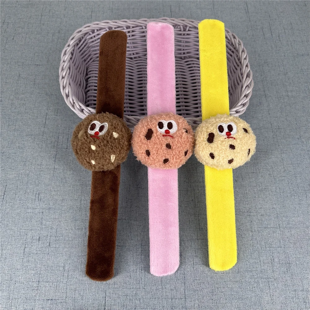 

3Colors - 5CM Little Cookie Plush Stuffed Toy , Bracelet Plush Doll