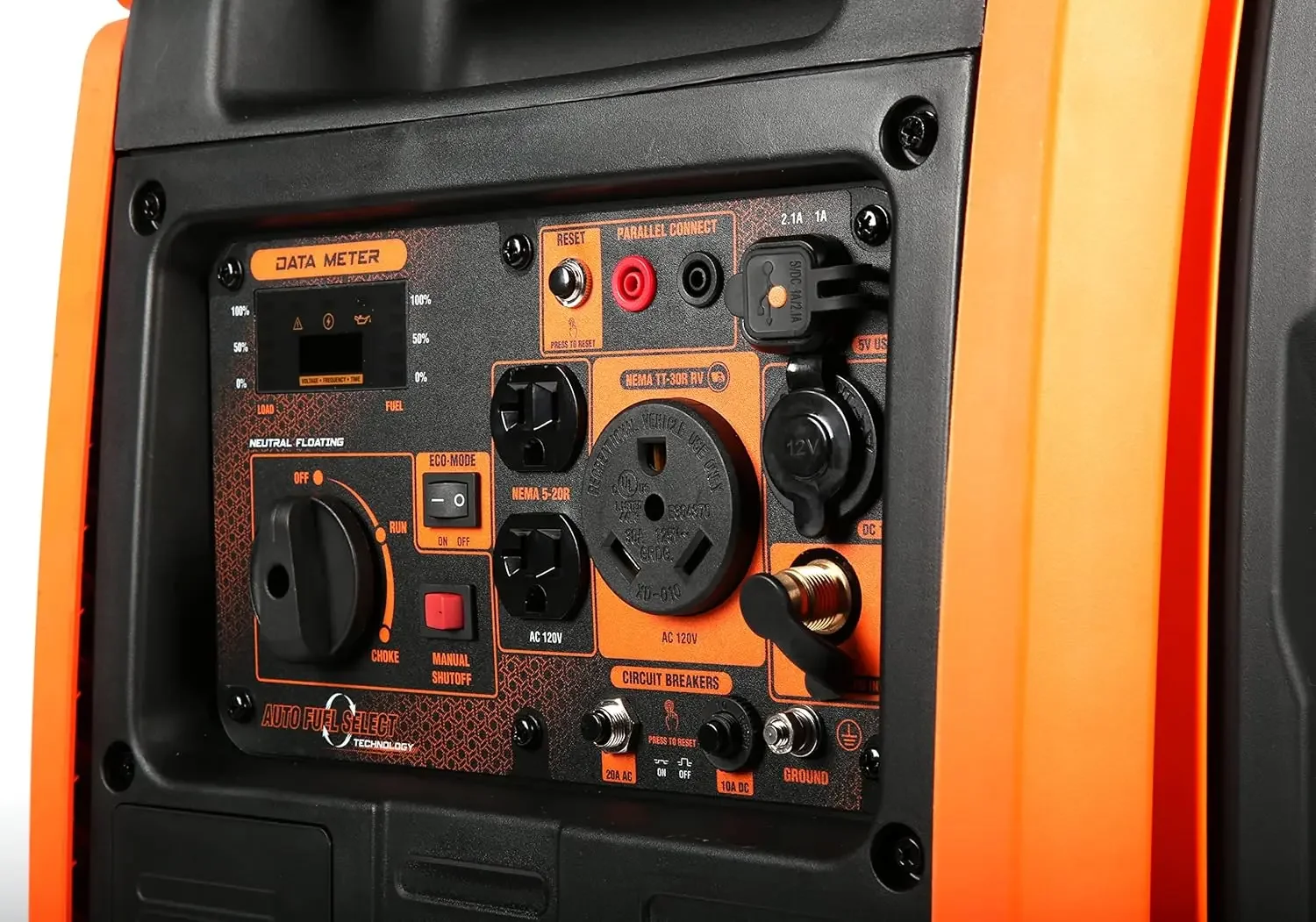 

[XMSJ-Limited Stock, Buy Now!]DF450i Super Quiet 4500-Watt Dual RV-Ready Portable Inverter Generator with Fuel Shut-Off