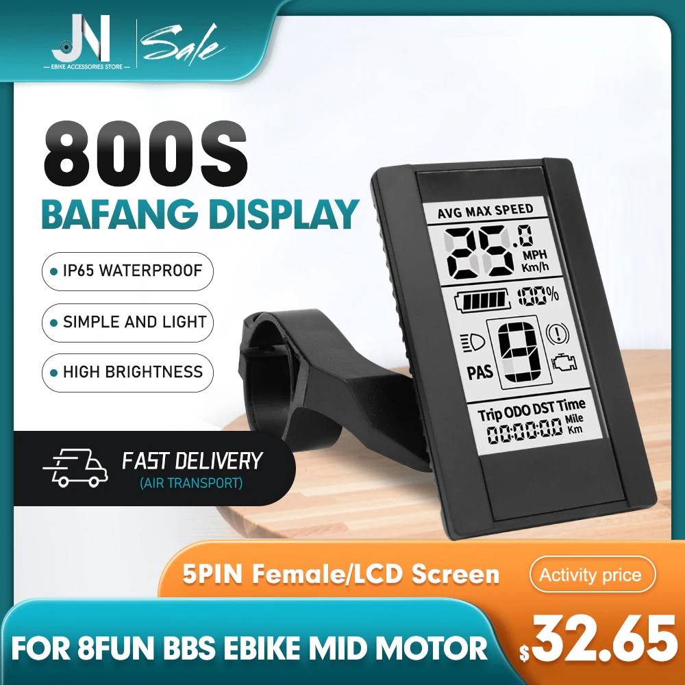 

BAFANG 800S Electric Bike LCD Display Electric Bicycle For BaFang BBS M400 G330 G510 G340 M615 BBSHD Electric Mid Drive Kit