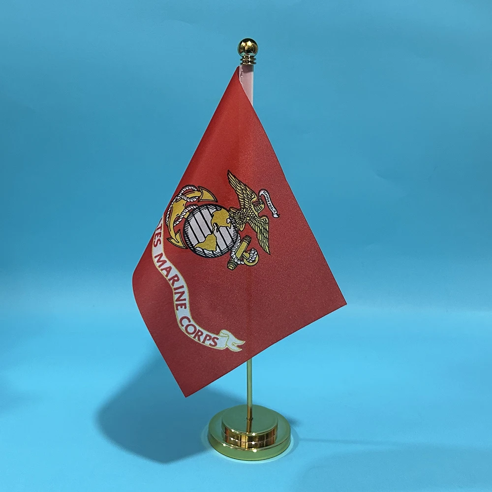 Bandera de escritorio US Marines SKY FLAG de poliéster para aeronaval