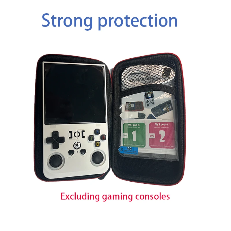 R36S ゲームコンソール旅行キャリング収納バッグ & TypeC 充電ケーブル R36S R36MAX PRO XF43 U8 アクセサリー