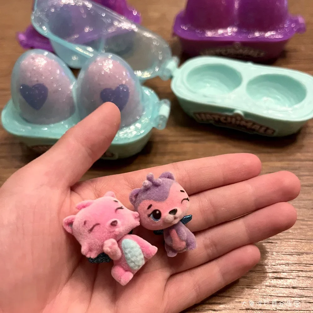 Hatchimals anime figures Egg Royal Family Series Hatching Mini Eggs The Magic Genie Diy Surprise Christmas  Gift For Kids Toys