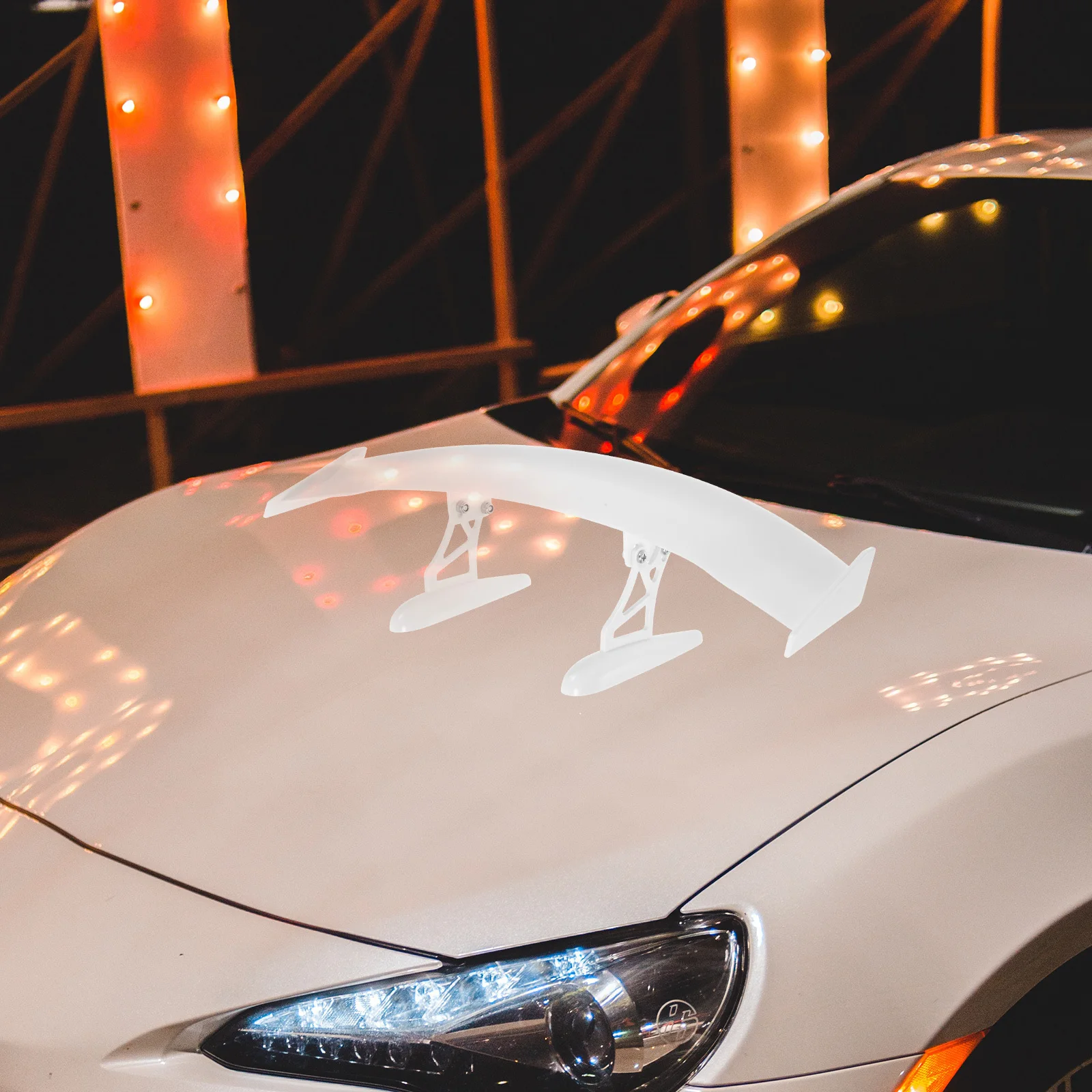 

1pc Car 30Cm Universal Rear For Car Abs Exterior Vehicle Modification Wing Decor Auto Tail Wing Spoiler Rear Tail Spoiler