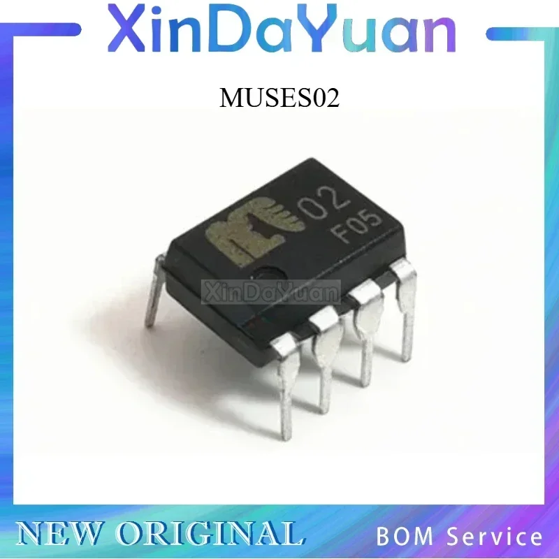 

5 шт. MUSES02 DIP-8 Dual Op Amp с функцией восстановления высокой точности звука улучшают качество звука.