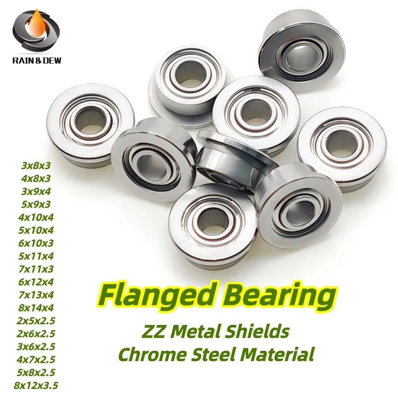 10Pcs MF85ZZ 5x8x2.5mm Miniature Flanged Ball Bearings ABEC-7 MF52ZZ MF115ZZ MF148ZZ MF62ZZ MF93ZZ MF117ZZ MF63ZZ MF95ZZ MF126ZZ