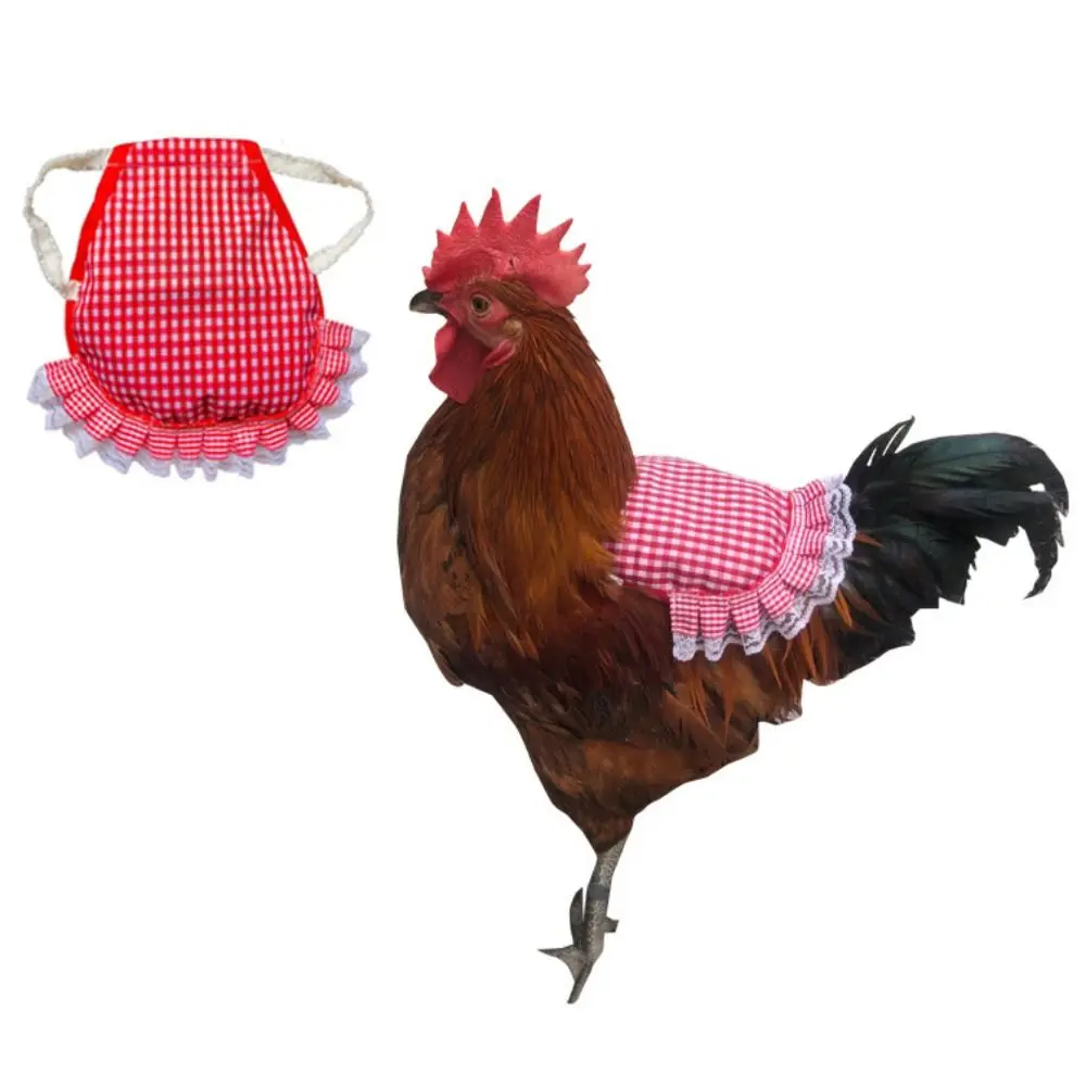 Hen Apron Elastic Chicken Saddle Feather Protector Adjustable Pet Clothes Birds Chicken Dress Poultry Apron for Cold Weather