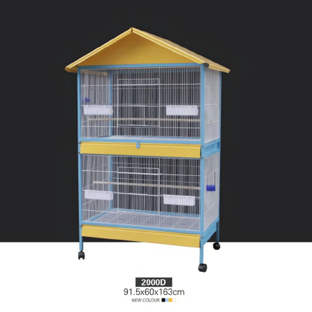 

Железная клетка для больших птиц с попугаем