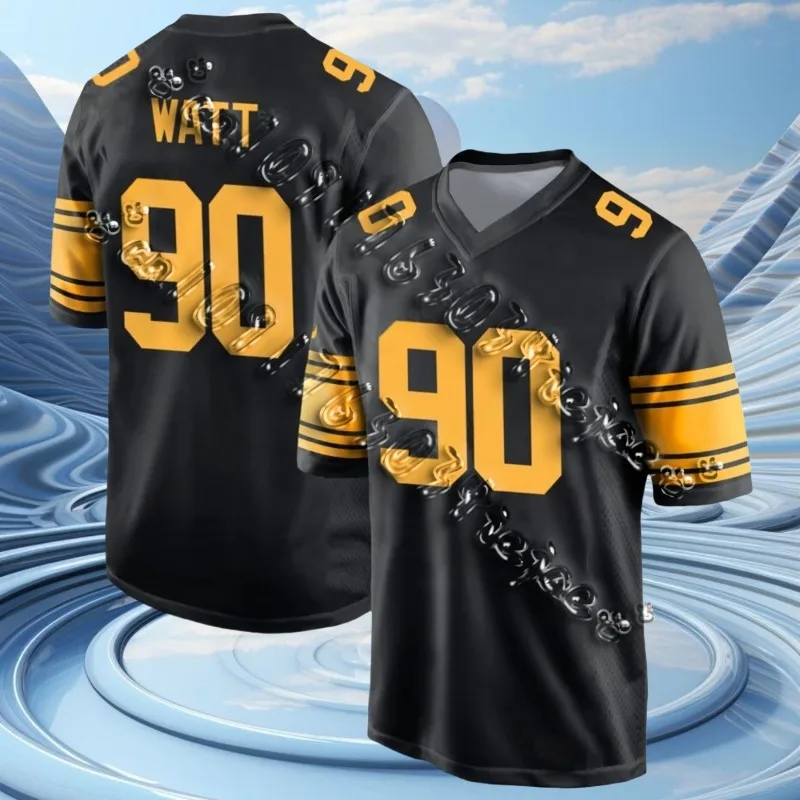 camisa-de-jogo-rugby-camiseta-com-decote-em-v-esporte-camiseta-de-secagem-rapida-adulto-criancas-pittsburgh-steers-alternativo-jogo-personalizado-camisa