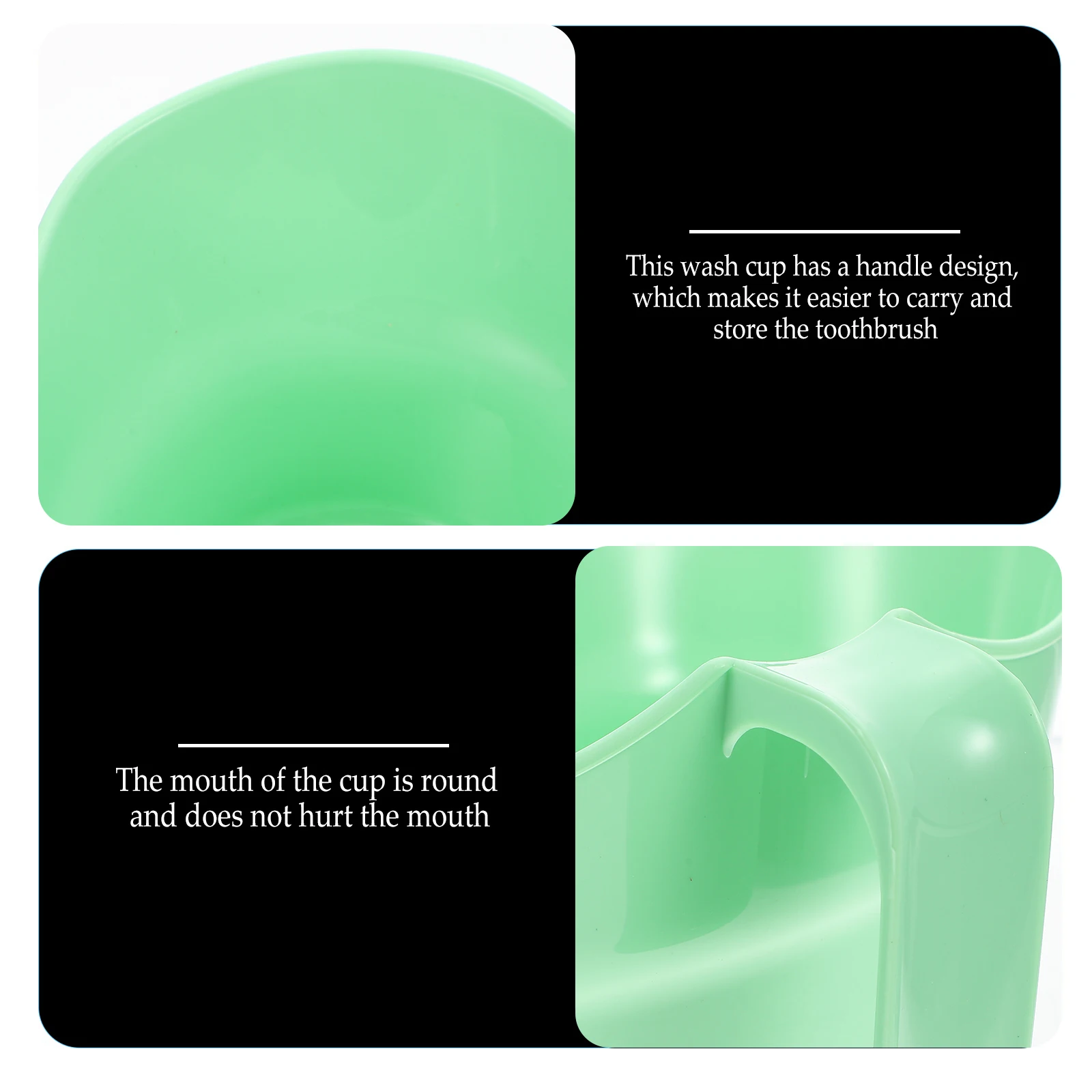 

Mouthwash Elderly Care Teeth Brushing Toothbrush Cup Hospital Mug Plastic Toothpaste Cup Patient Wash Home Accessory Bathroom