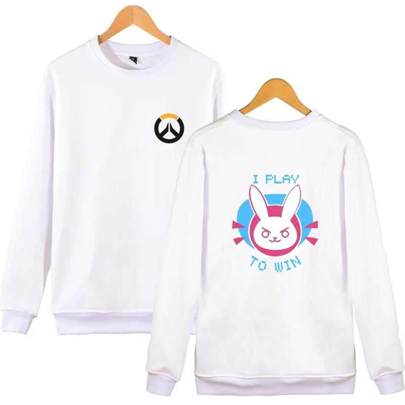 Overwatches OW Long Sleeve Hooded Jacket Sweatshirt Dva Cosplay Halloween Costume Spring Thin Hoodies